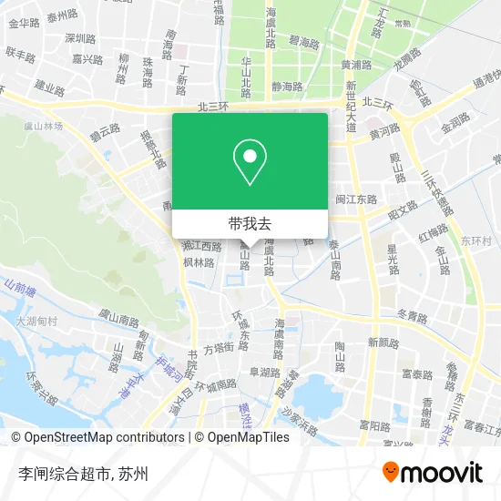 李闸综合超市地图
