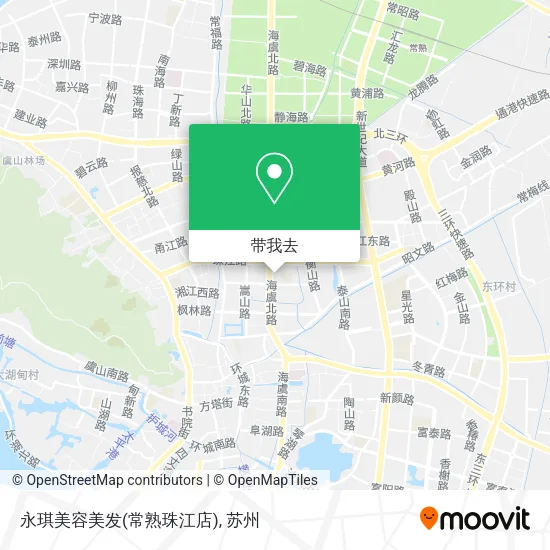 永琪美容美发(常熟珠江店)地图