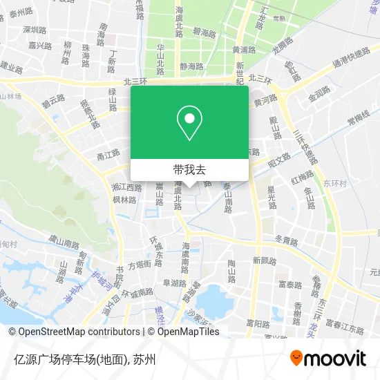 亿源广场停车场(地面)地图