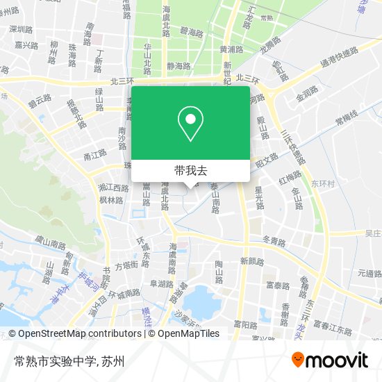 常熟市实验中学地图