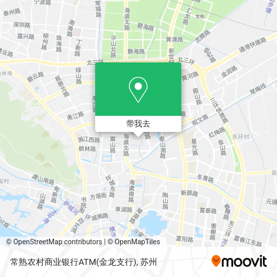 常熟农村商业银行ATM(金龙支行)地图