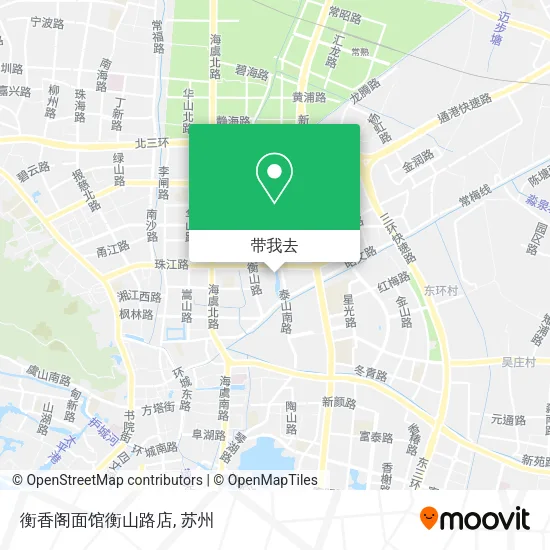 衡香阁面馆衡山路店地图
