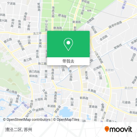 漕泾二区地图