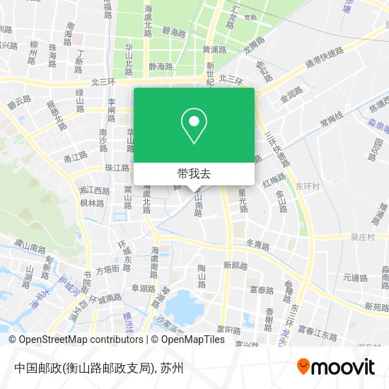 中国邮政(衡山路邮政支局)地图