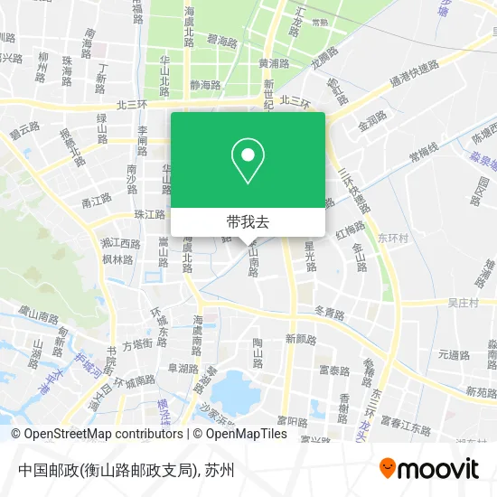 中国邮政(衡山路邮政支局)地图