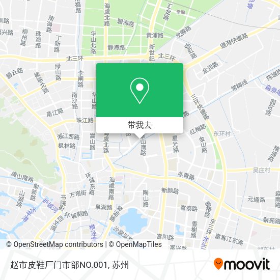 赵市皮鞋厂门市部NO.001地图