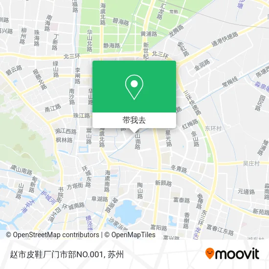 赵市皮鞋厂门市部NO.001地图