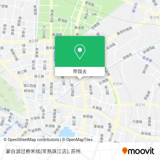 蒙自源过桥米线(常熟珠江店)地图