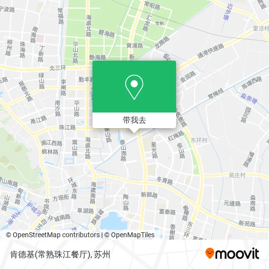 肯德基(常熟珠江餐厅)地图