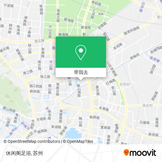 休闲阁足浴地图