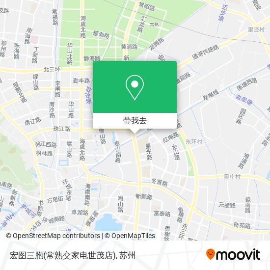 宏图三胞(常熟交家电世茂店)地图