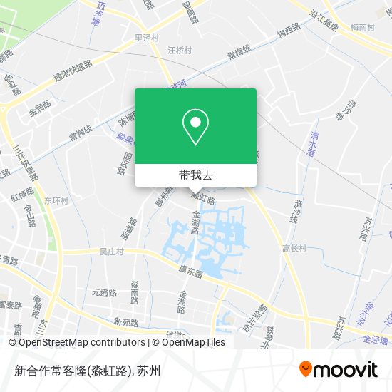 新合作常客隆(淼虹路)地图