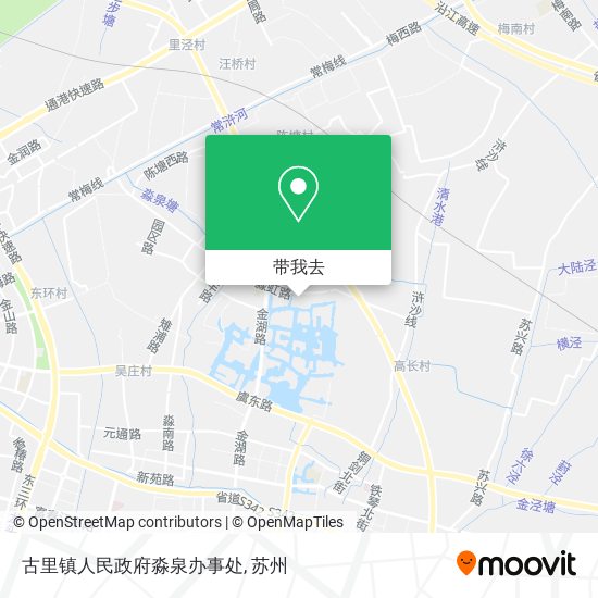 古里镇人民政府淼泉办事处地图