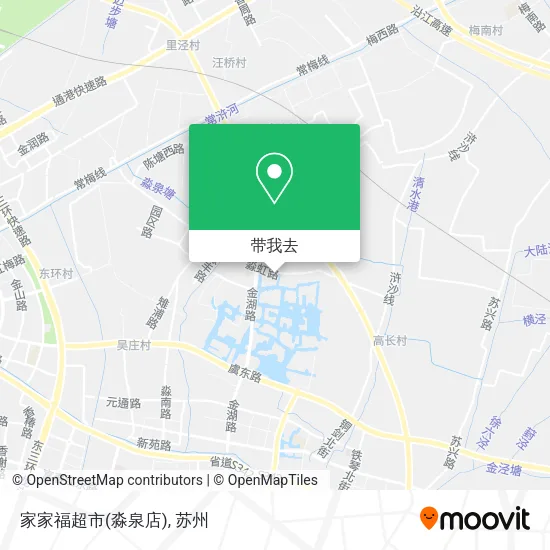 家家福超市(淼泉店)地图