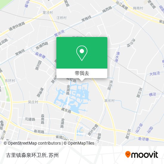 古里镇淼泉环卫所地图