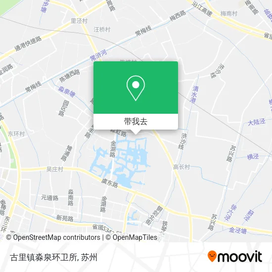 古里镇淼泉环卫所地图