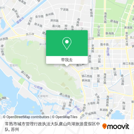 常熟市城市管理行政执法大队虞山尚湖旅游度假区中队地图