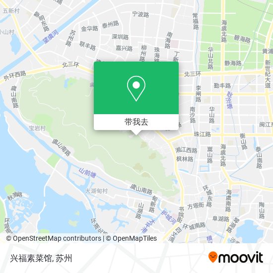 兴福素菜馆地图