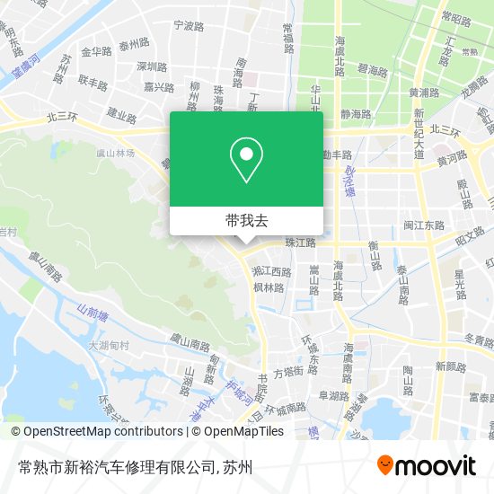 常熟市新裕汽车修理有限公司地图