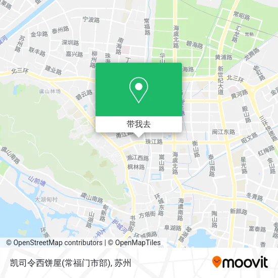 凯司令西饼屋(常福门市部)地图