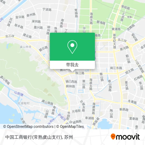 中国工商银行(常熟虞山支行)地图