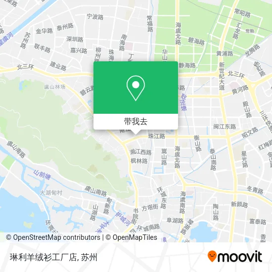 琳利羊绒衫工厂店地图