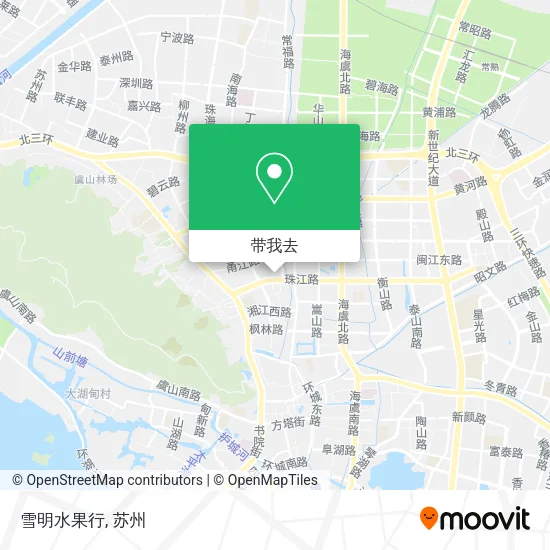 雪明水果行地图