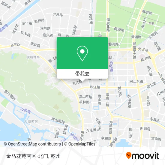 金马花苑南区-北门地图