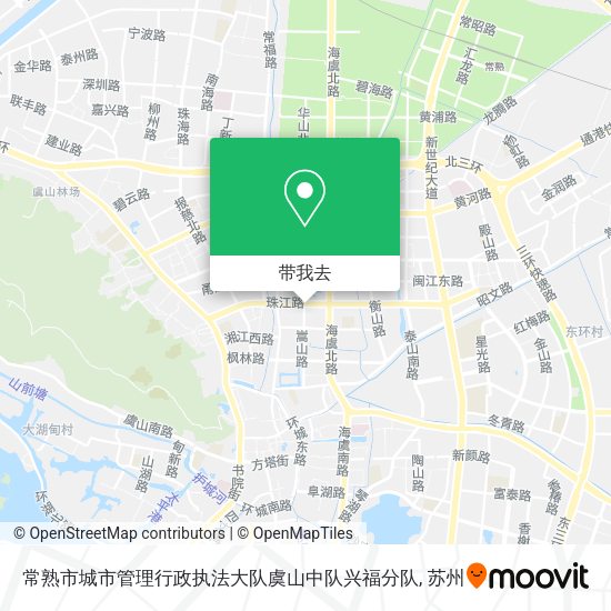 常熟市城市管理行政执法大队虞山中队兴福分队地图