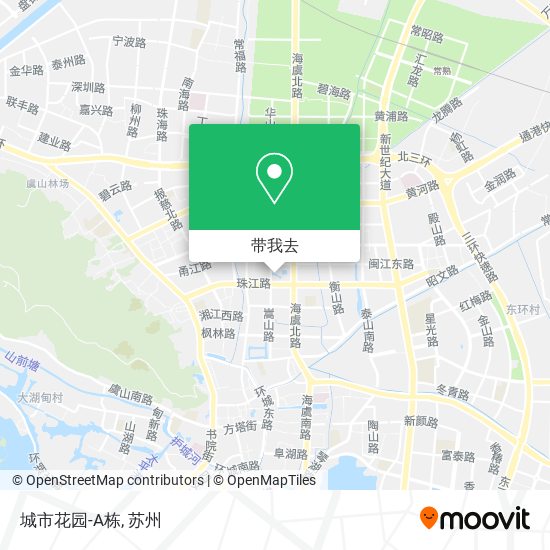 城市花园-A栋地图