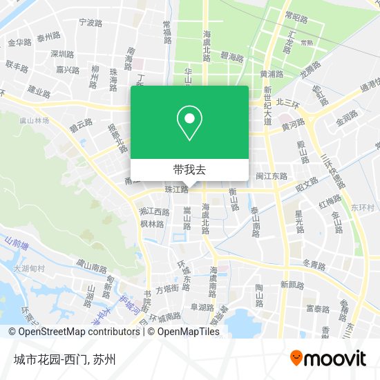 城市花园-西门地图