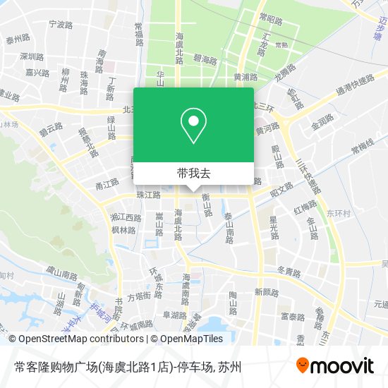 常客隆购物广场(海虞北路1店)-停车场地图