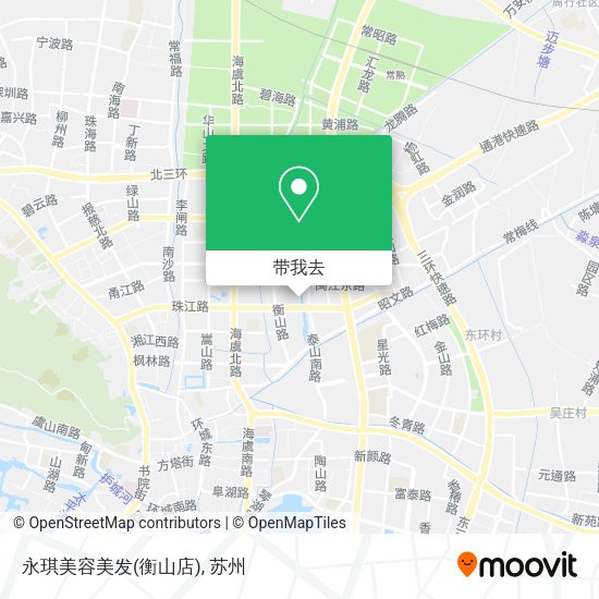 永琪美容美发(衡山店)地图