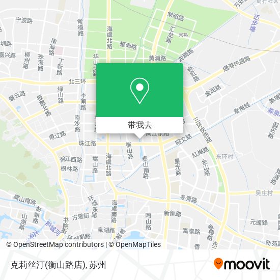 克莉丝汀(衡山路店)地图