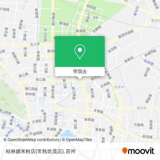 桂林嫂米粉店(常熟世茂店)地图