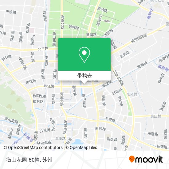 衡山花园-60幢地图