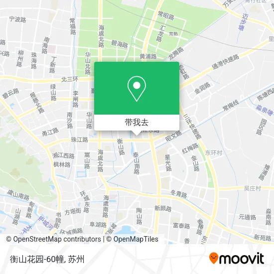 衡山花园-60幢地图