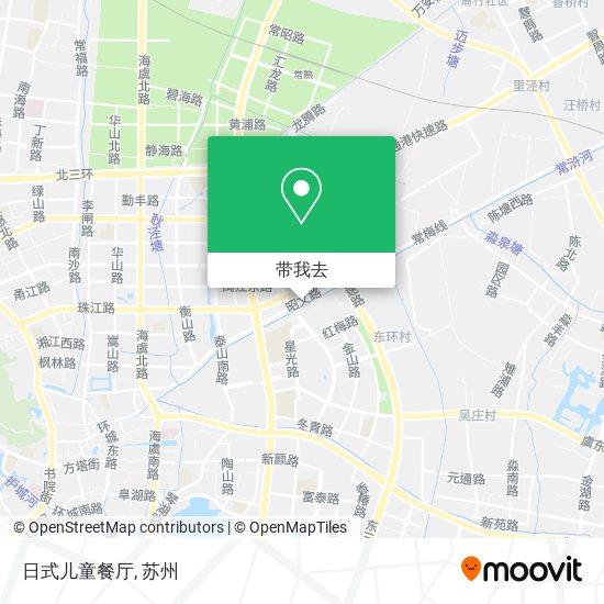日式儿童餐厅地图