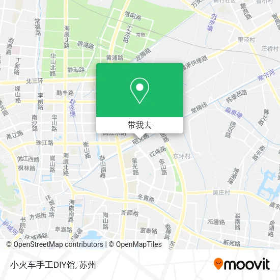 小火车手工DIY馆地图
