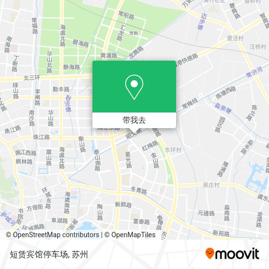 短赁宾馆停车场地图
