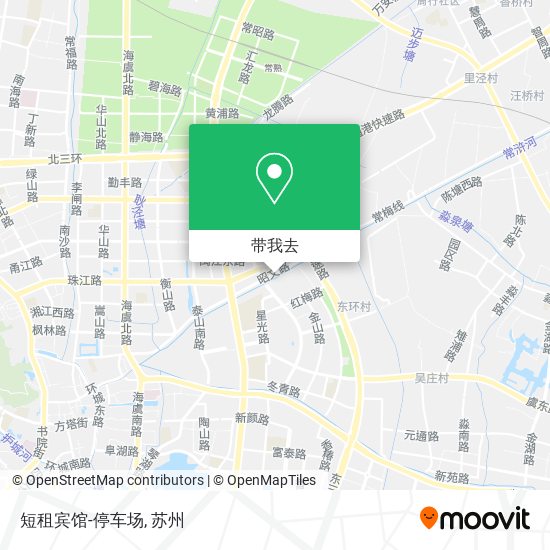 短租宾馆-停车场地图