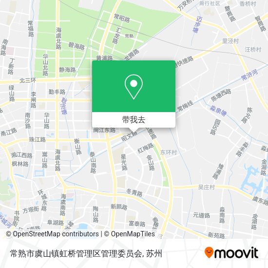 常熟市虞山镇虹桥管理区管理委员会地图