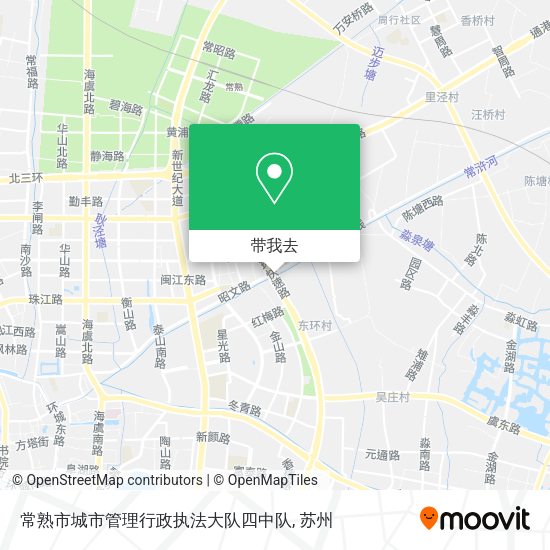 常熟市城市管理行政执法大队四中队地图