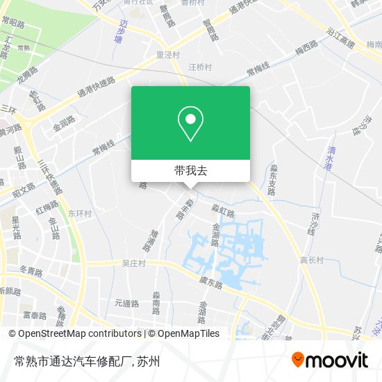 常熟市通达汽车修配厂地图