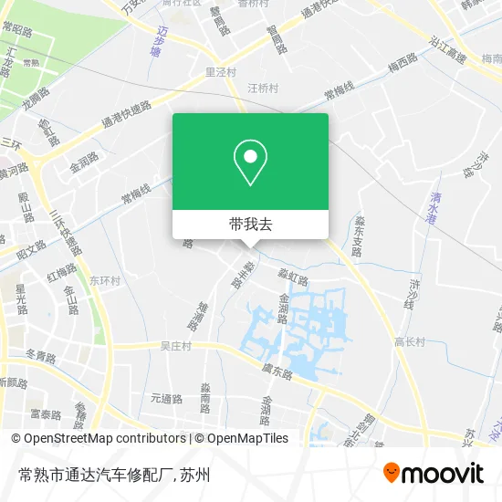 常熟市通达汽车修配厂地图