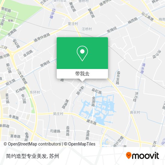 简约造型专业美发地图