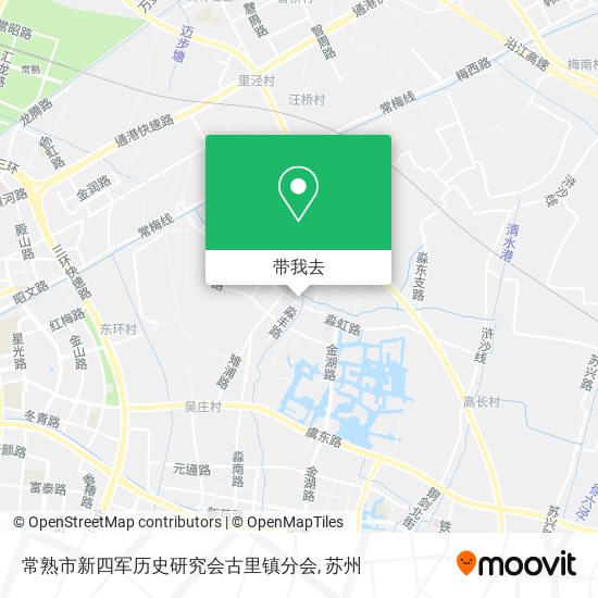 常熟市新四军历史研究会古里镇分会地图