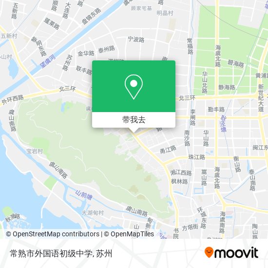 常熟市外国语初级中学地图