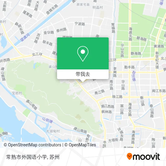 常熟市外国语小学地图
