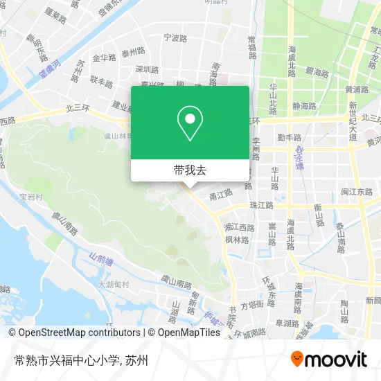 常熟市兴福中心小学地图